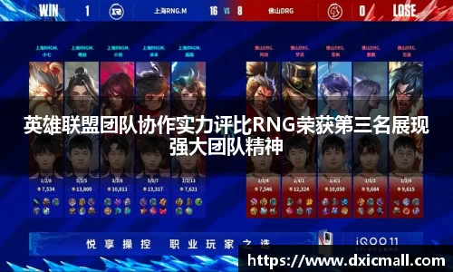 英雄联盟团队协作实力评比RNG荣获第三名展现强大团队精神